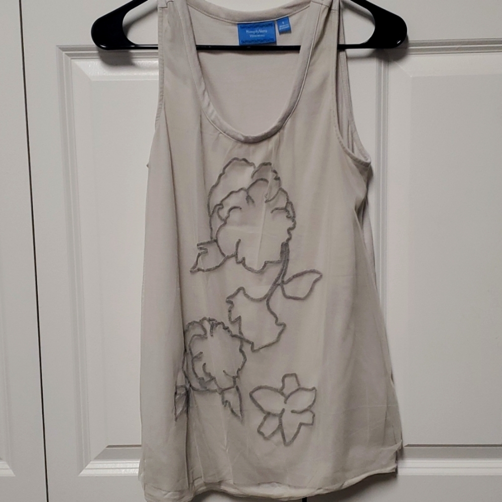 Simply Vera-Vera Wang Sleeveless Top